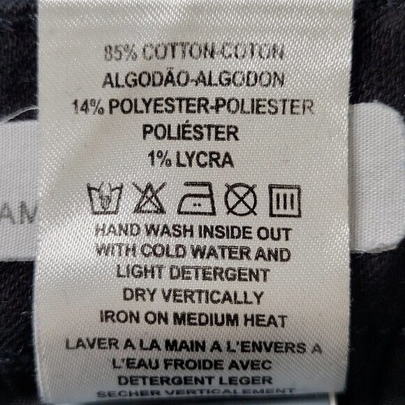 DL1961 Mara Jeans Size 24 25X27 Black Straight Ankle Frayed Hem Low Rise USA - Picture 11 of 16